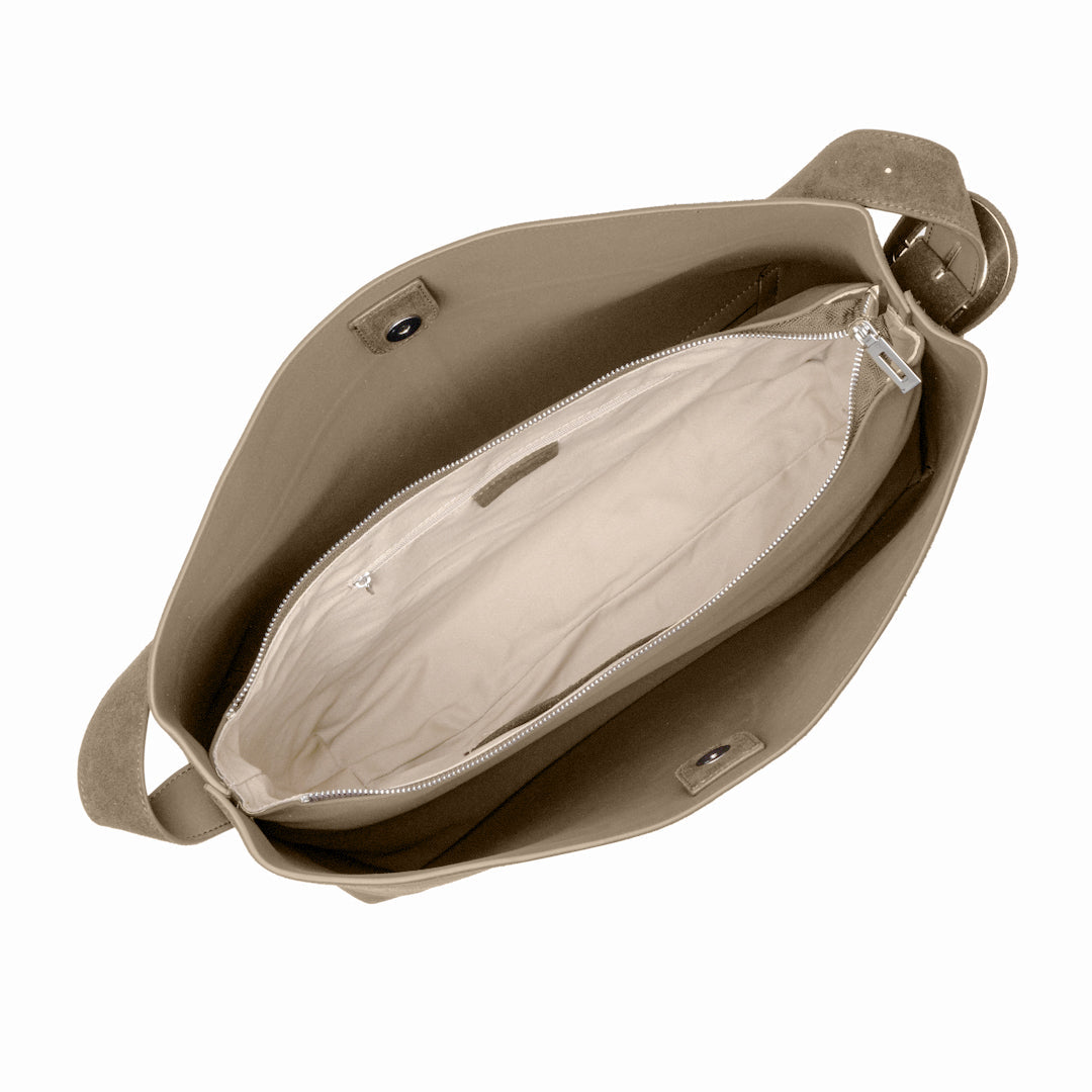 Sophia Luxe Suede Shoulder Bag