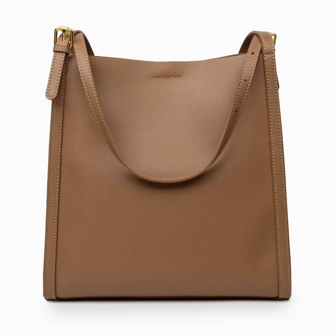 Aria Structured Tote – Deep Green