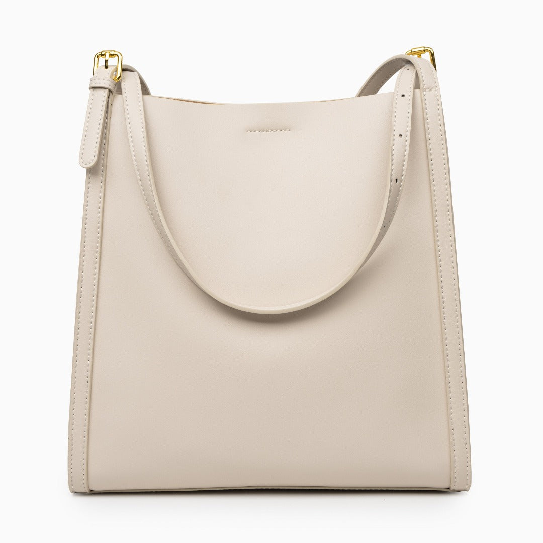 Aria Structured Tote – Deep Green