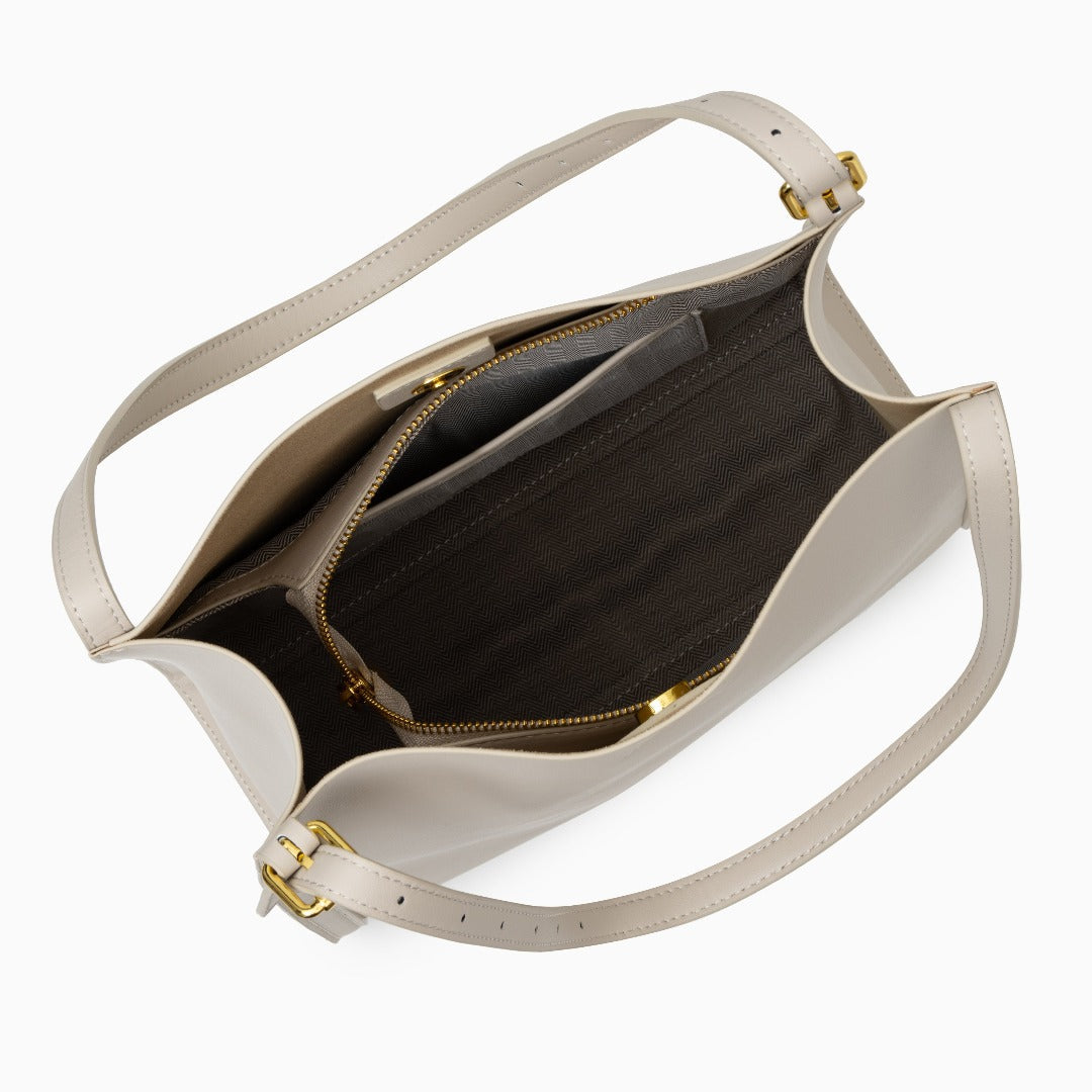 Aria Structured Tote – Deep Green