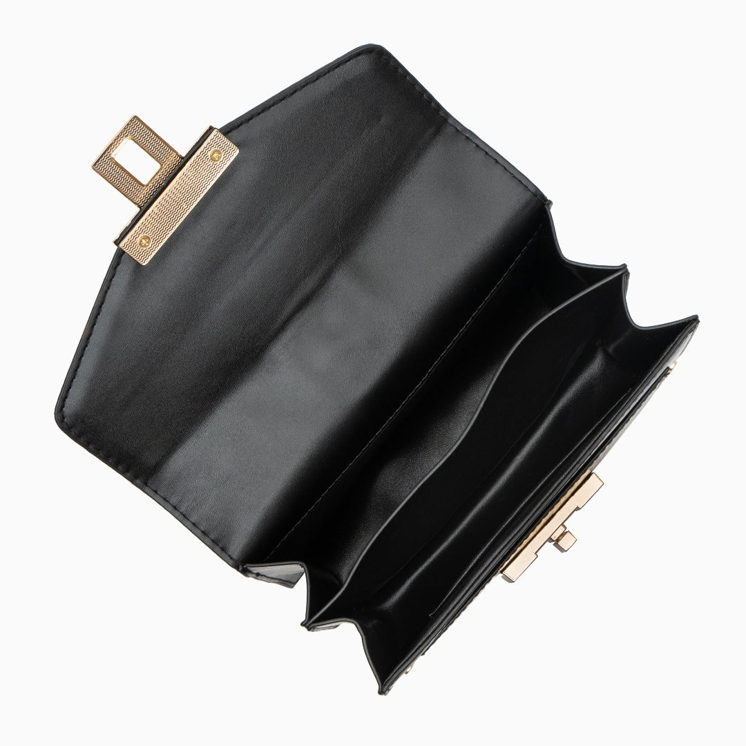 Serpentine | Luxe Studded Messenger Bag