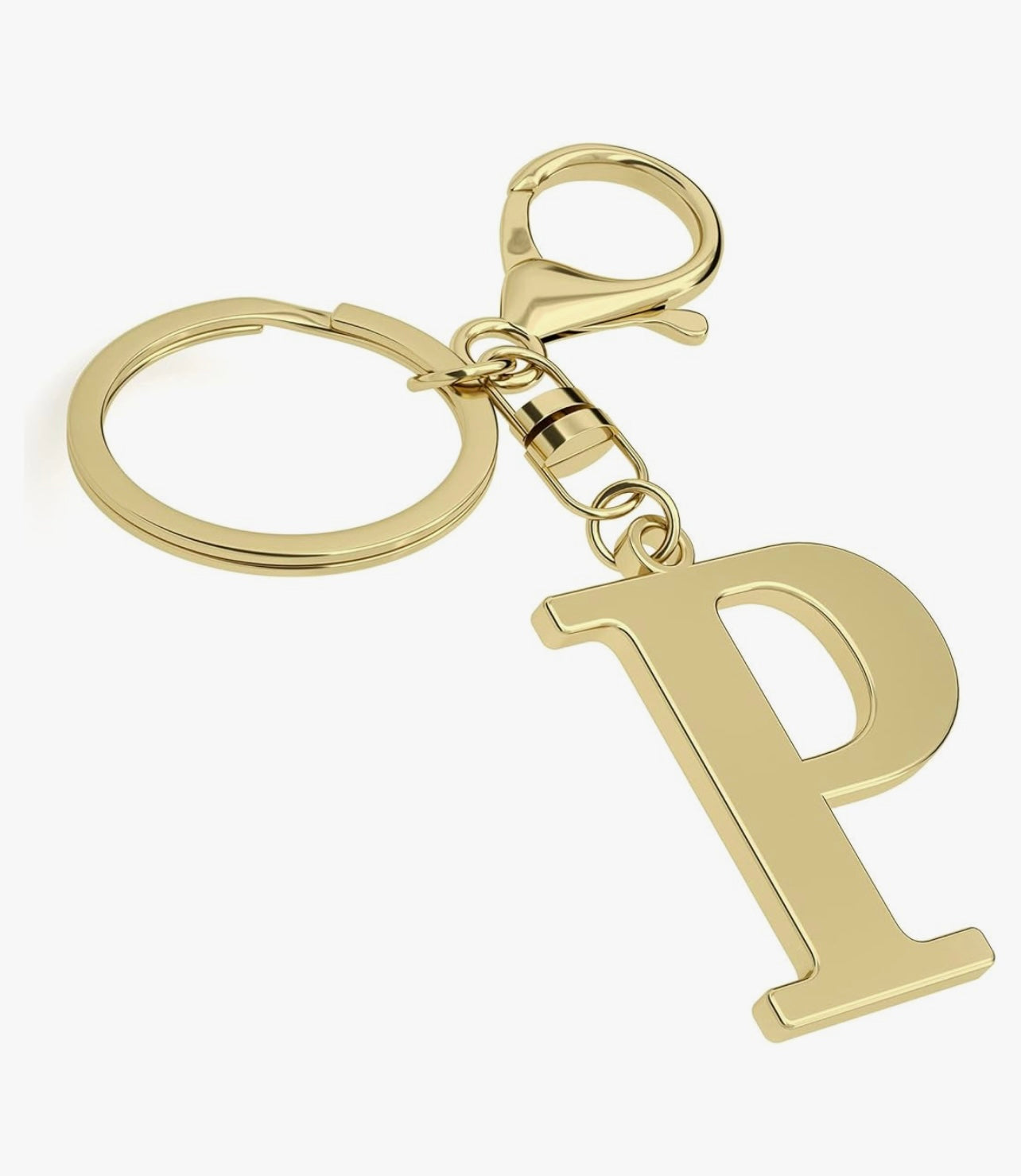 The Golden Initial Keychain – Personalized Elegance in Every Detail