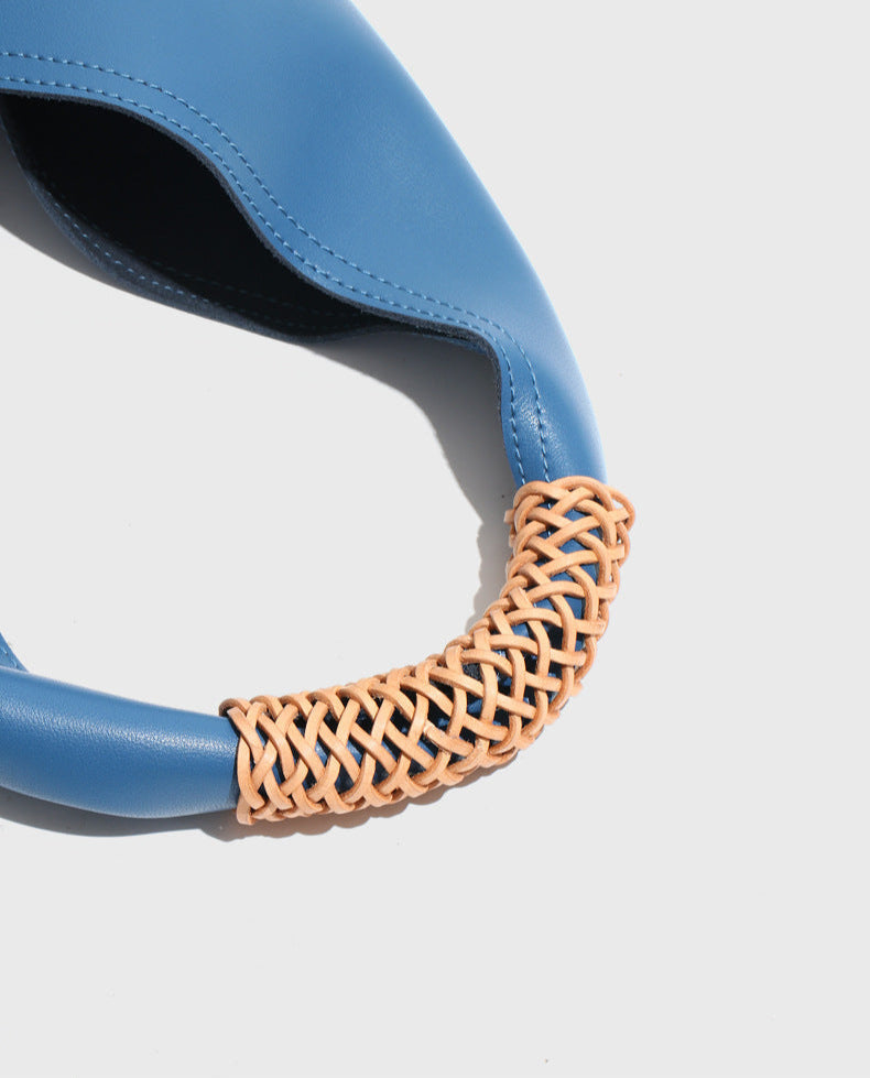 Aveline Sculpted Leather Tote