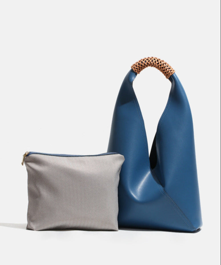 Aveline Sculpted Leather Tote