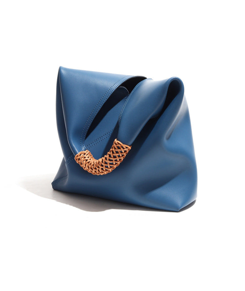 Aveline Sculpted Leather Tote