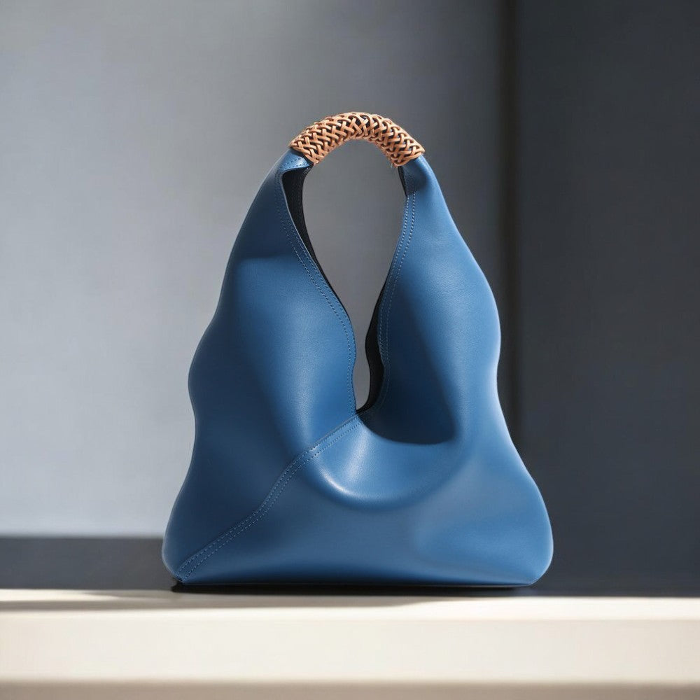 Aveline Sculpted Leather Tote