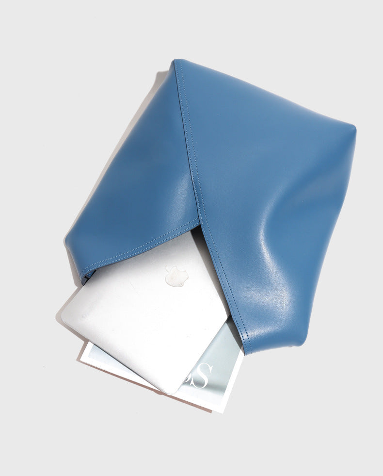 Aveline Sculpted Leather Tote