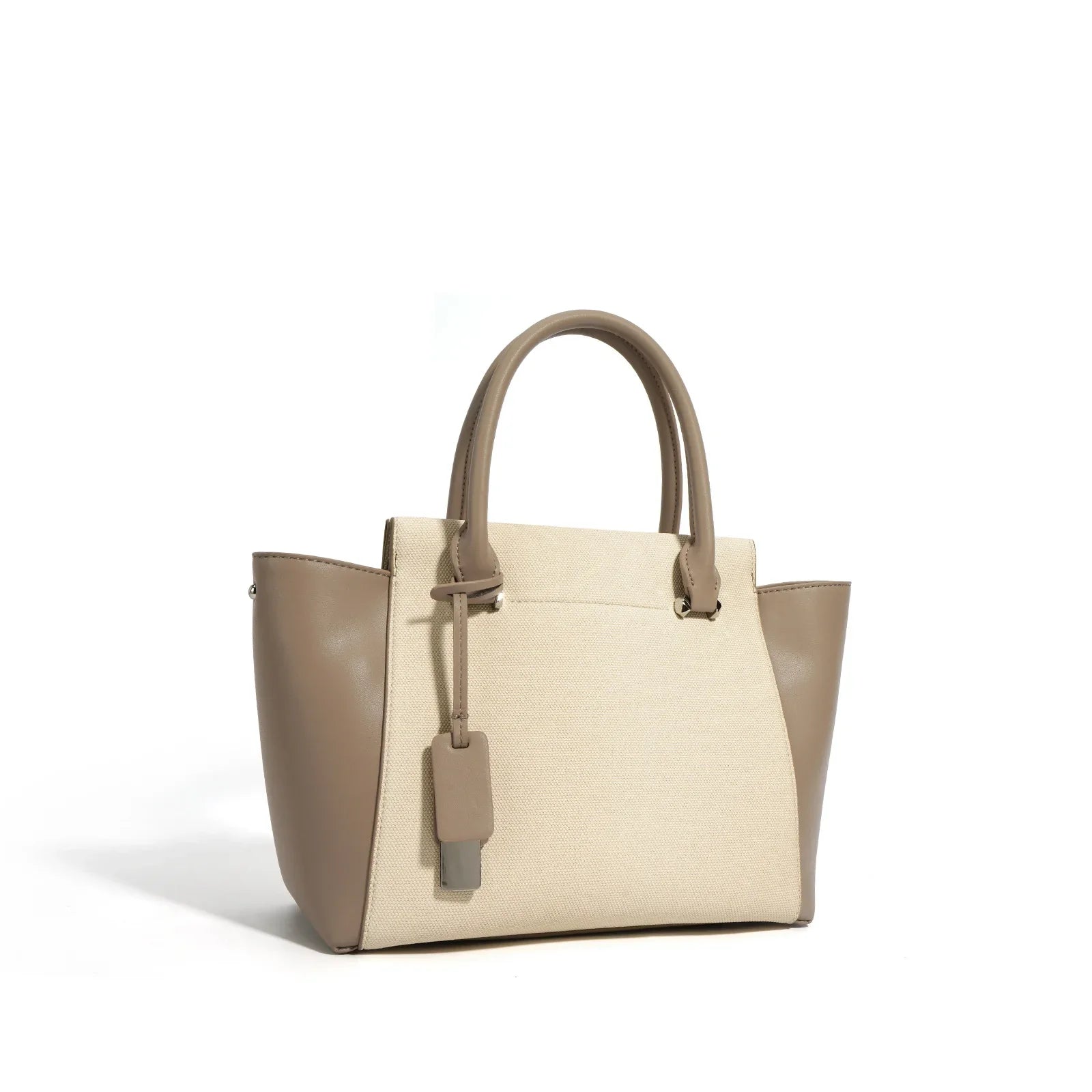 Victoria Sophisticated Two-Tone Tote Bag