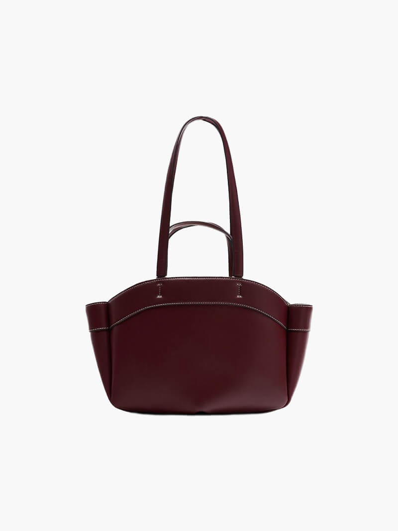 Burgundy Shopper Bag – Timeless Elegance Meets Everyday Function