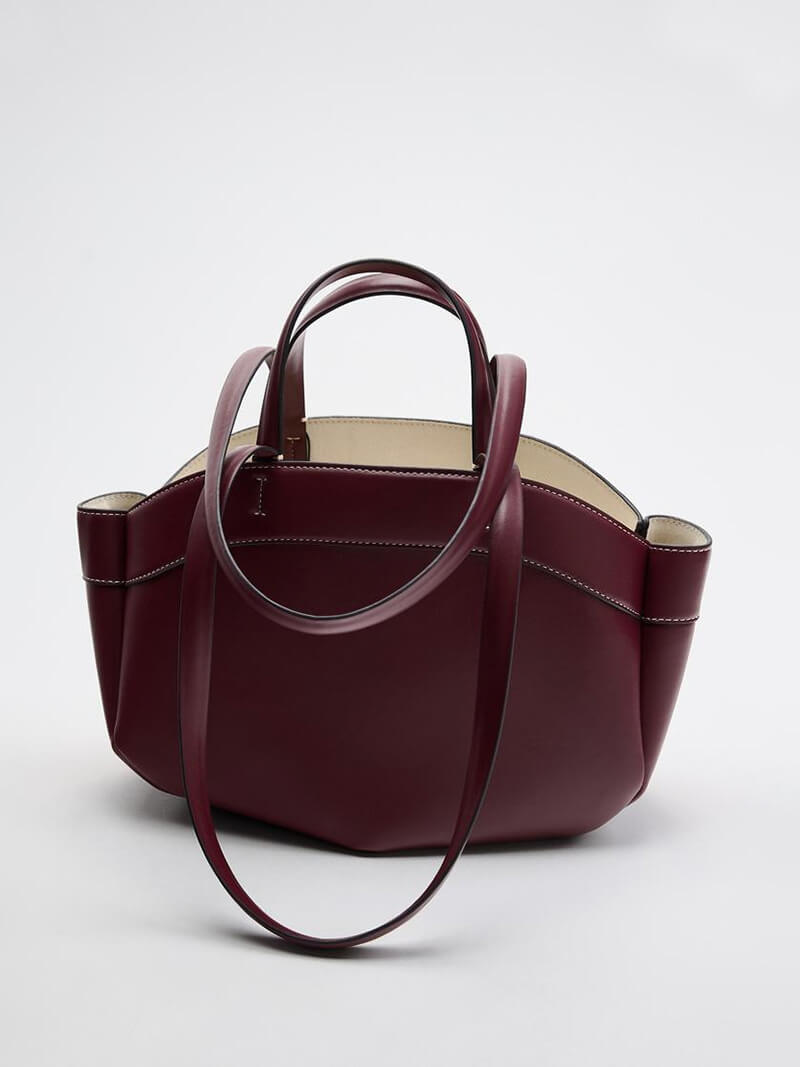 Burgundy Shopper Bag – Timeless Elegance Meets Everyday Function