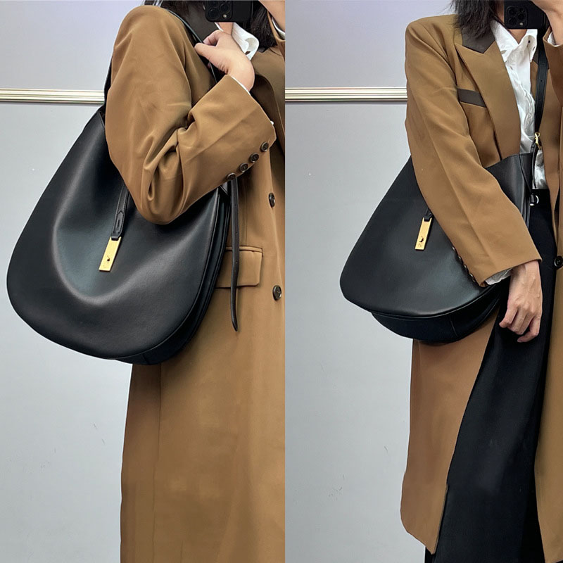 Classic Tan Leather Hobo Bag