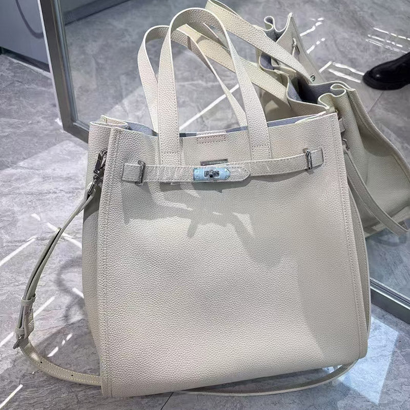 Isabelle Classic Leather Tote Bag