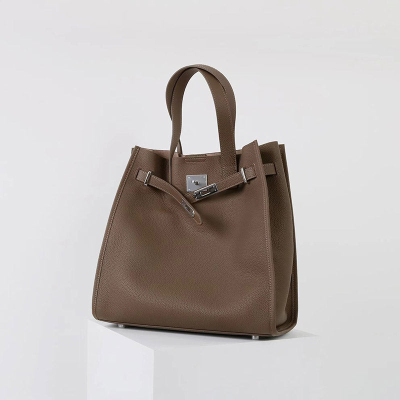 Isabelle Classic Leather Tote Bag