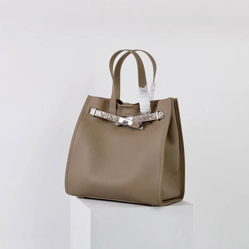 Isabelle Classic Leather Tote Bag