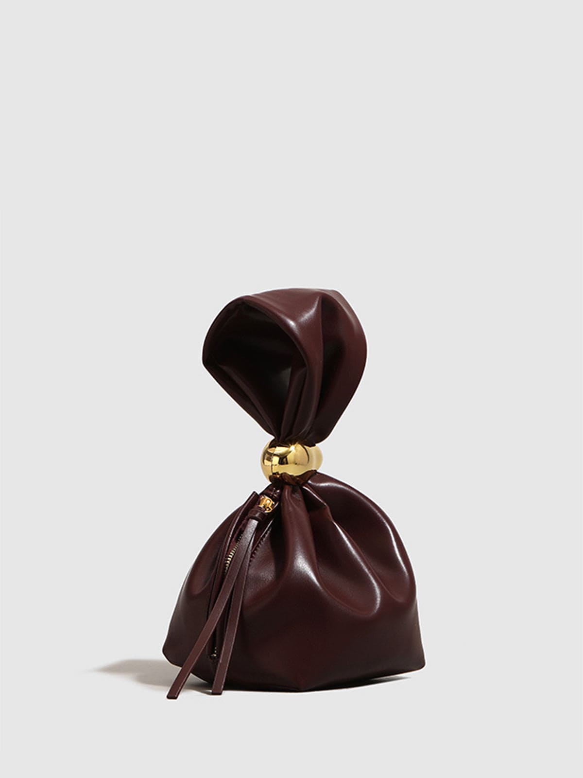 Amelia Luxe Knot Drawstring Bag