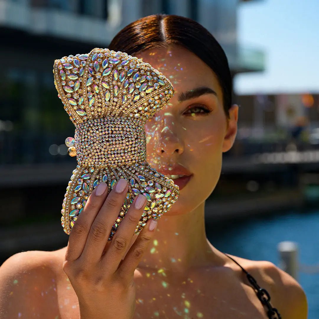 Mariposa Luxe Bow Clutch
