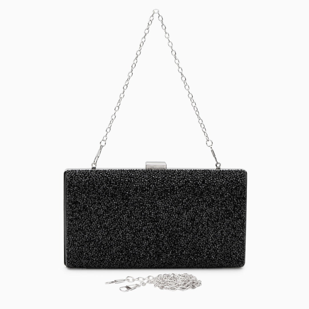 Selene Noir Midnight Spark Clutch