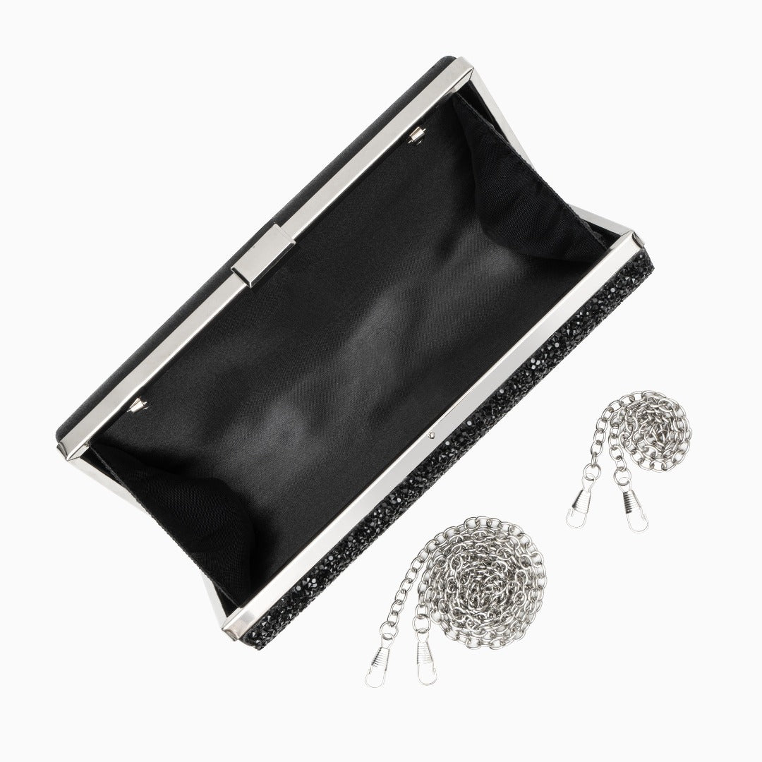 Selene Noir Midnight Spark Clutch