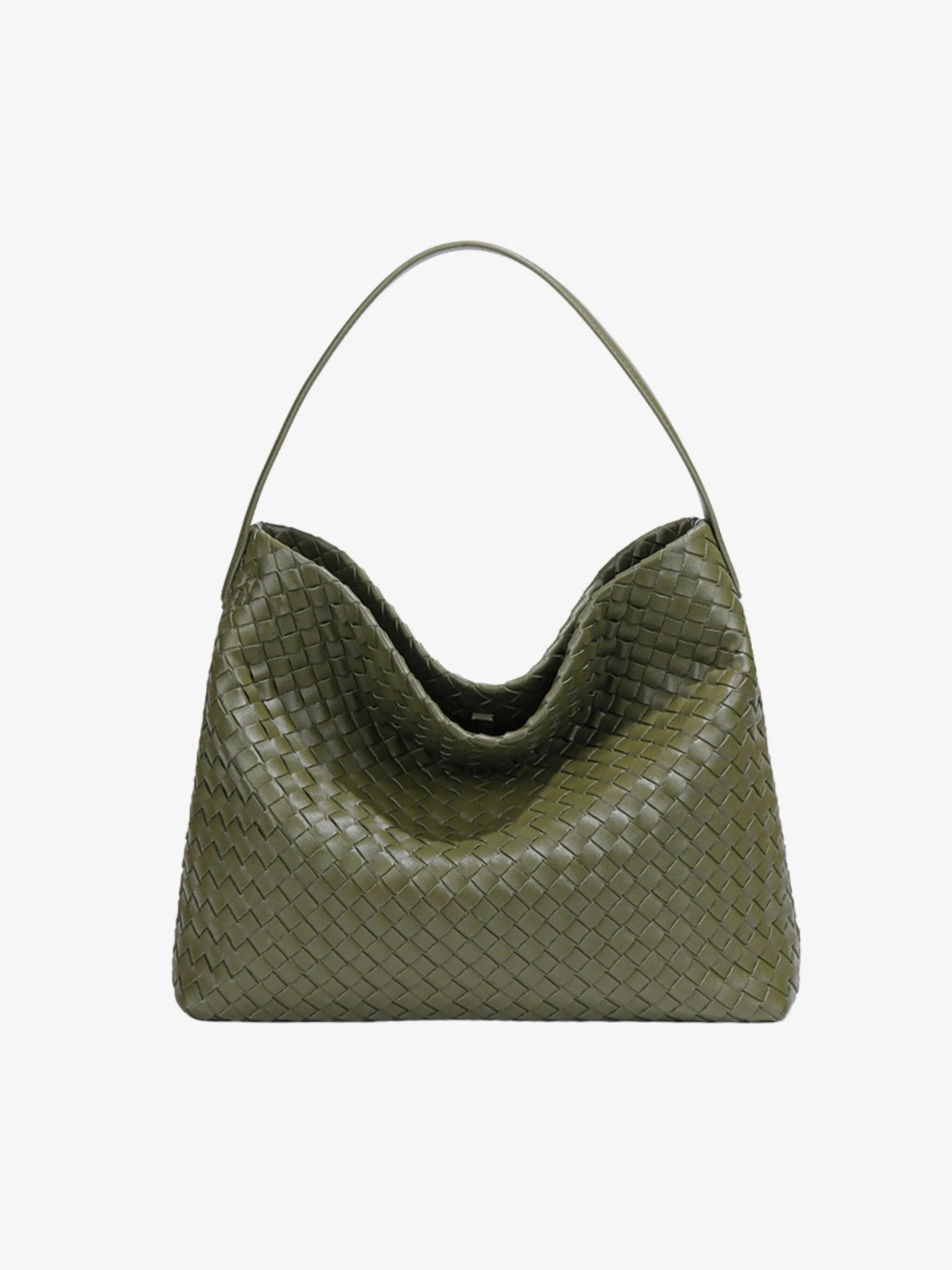 Brown Woven Shoulder Bag – Timeless Craftsmanship with Modern Ease