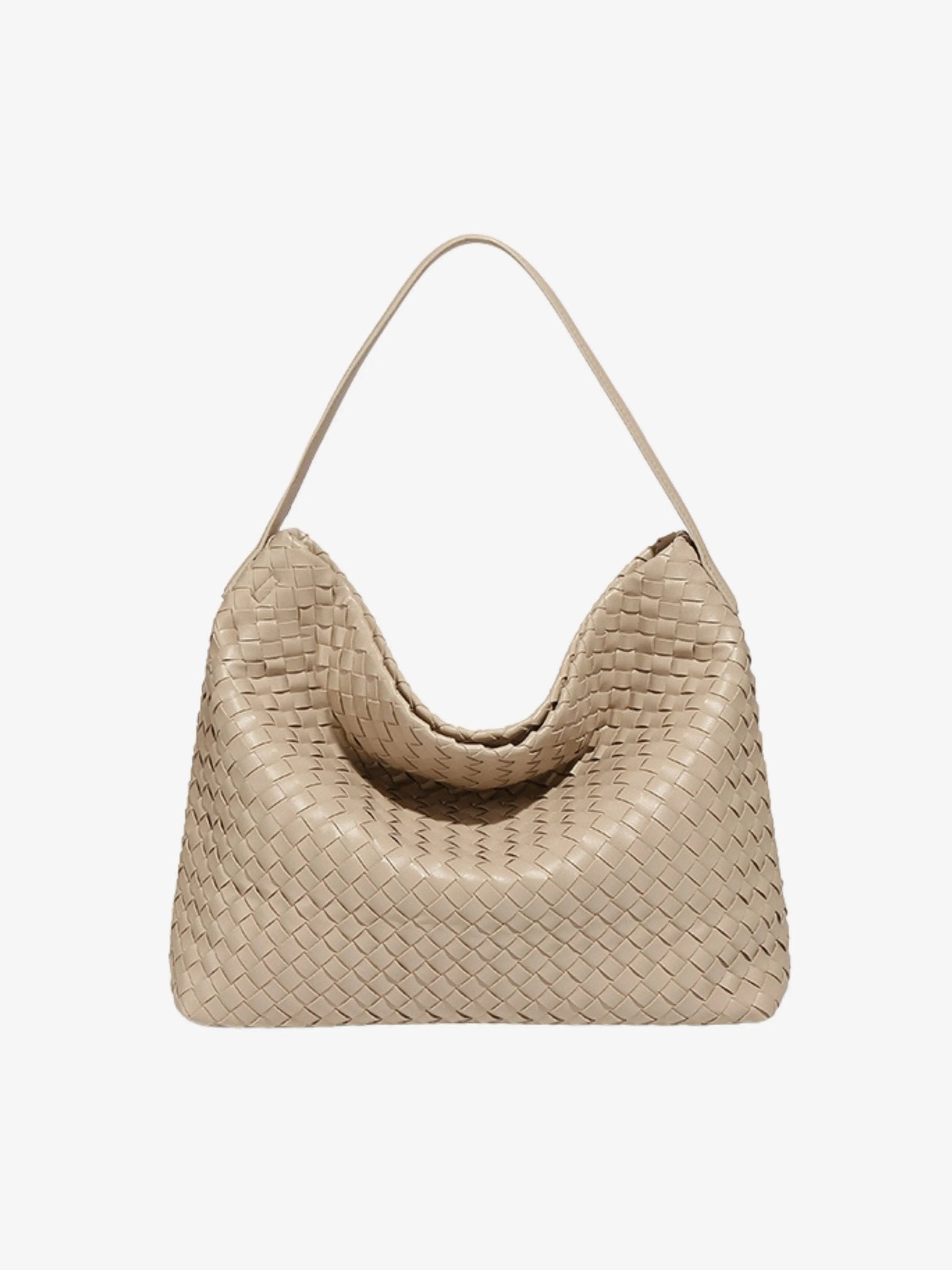 Brown Woven Shoulder Bag – Timeless Craftsmanship with Modern Ease