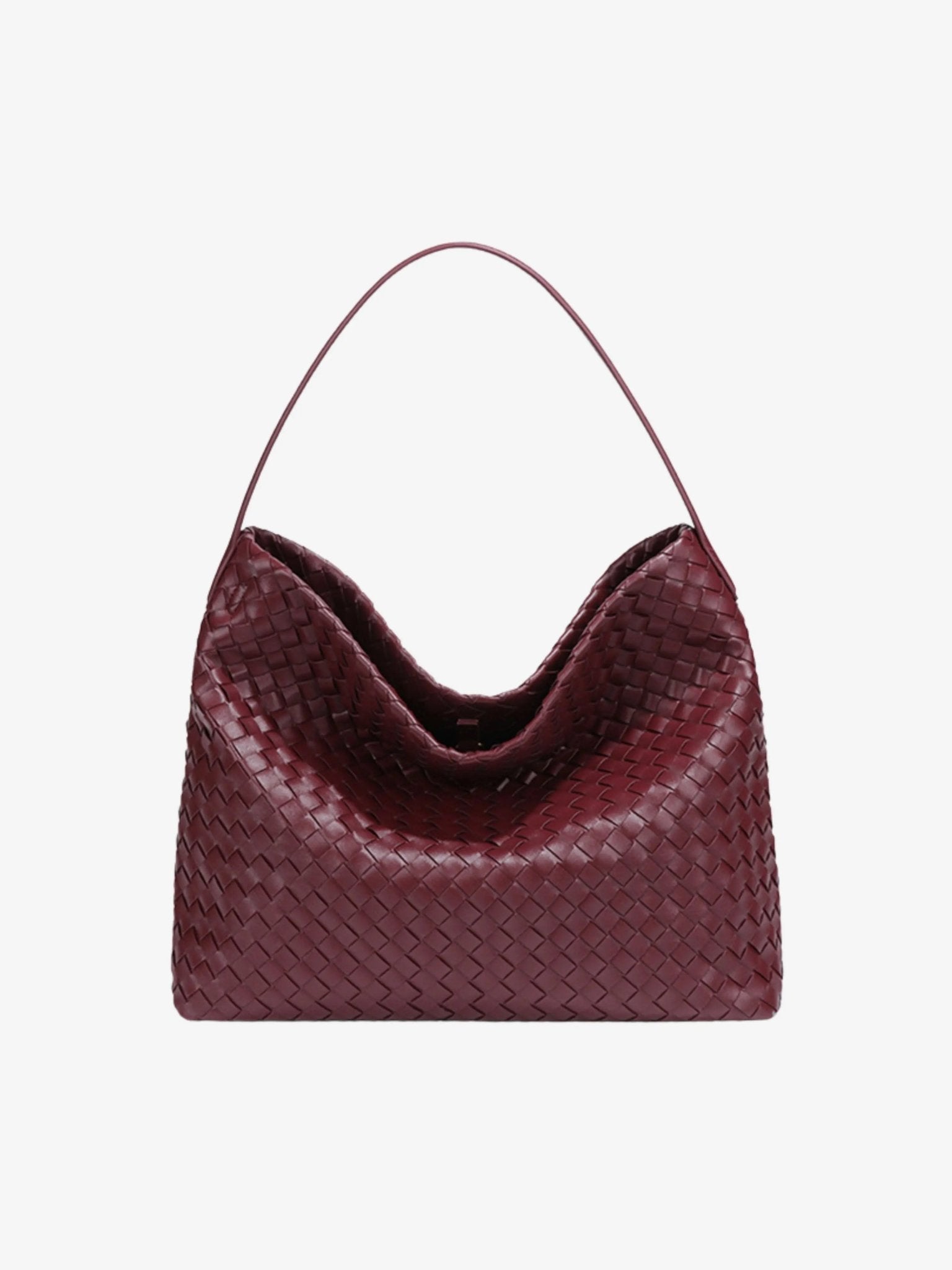 Brown Woven Shoulder Bag – Timeless Craftsmanship with Modern Ease