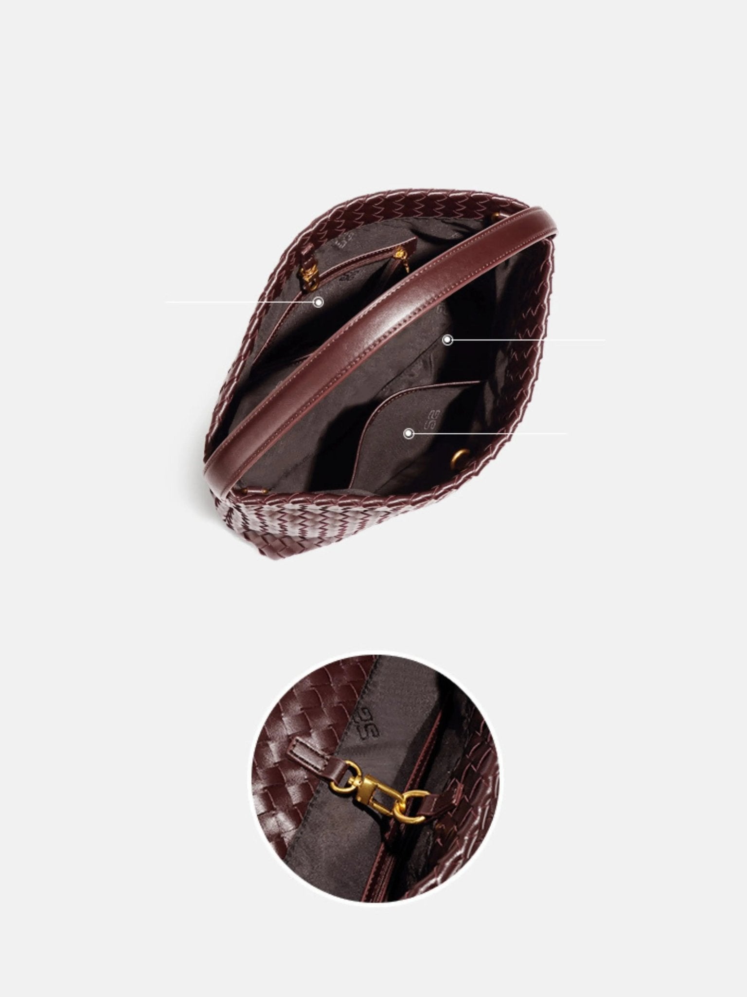 Brown Woven Shoulder Bag – Timeless Craftsmanship with Modern Ease