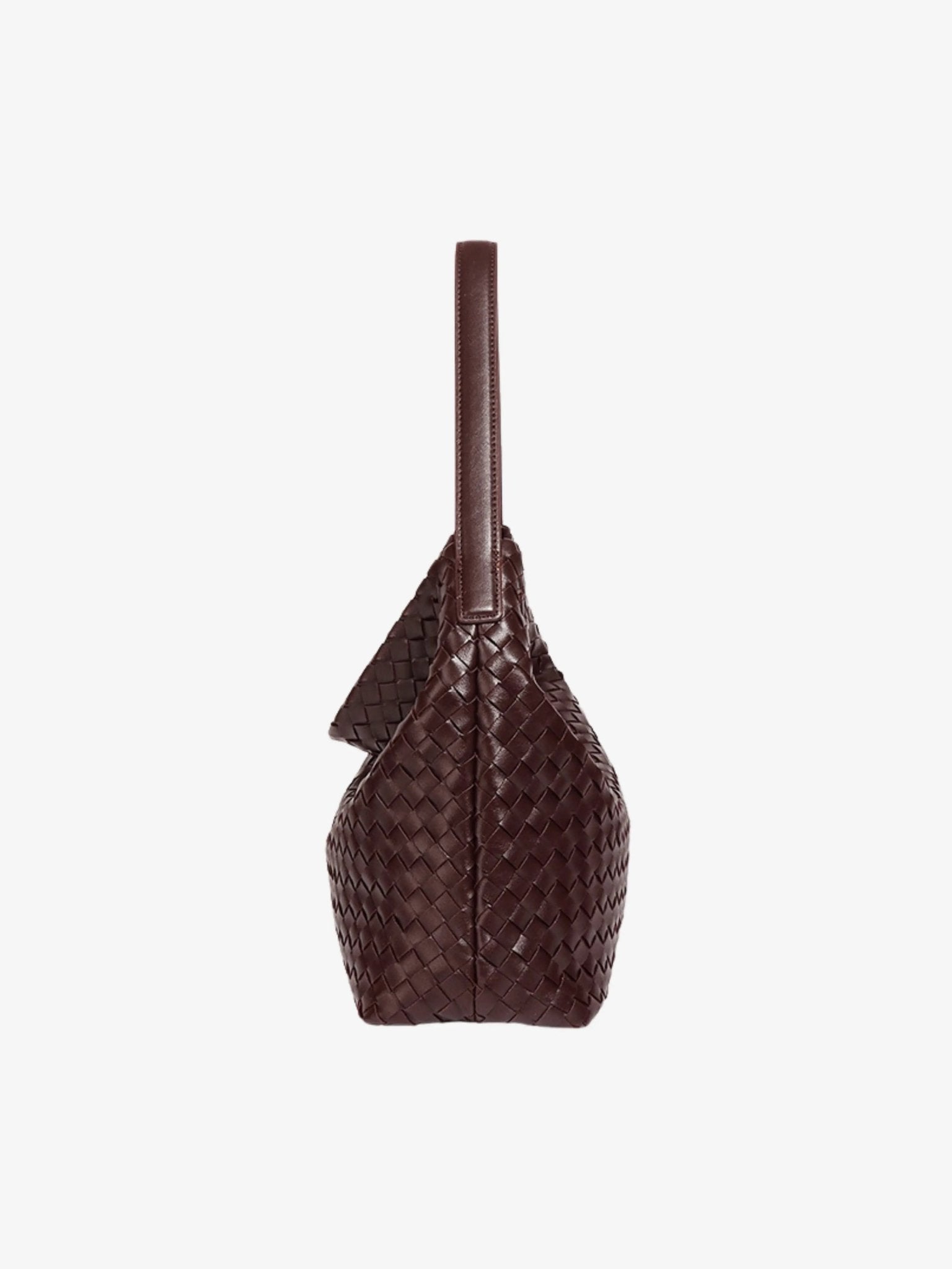 Brown Woven Shoulder Bag – Timeless Craftsmanship with Modern Ease