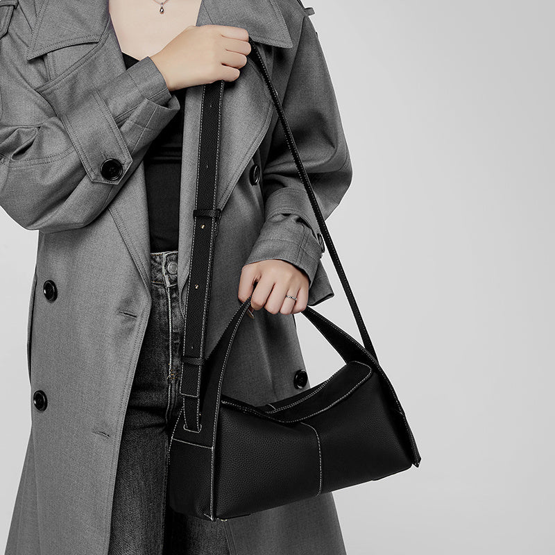 Aria Wide-Strap Shoulder Bag