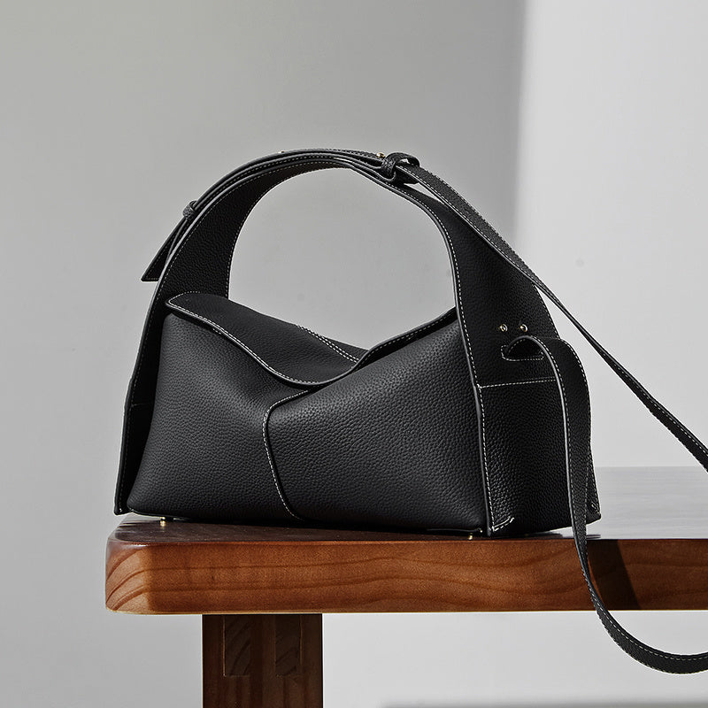 Aria Wide-Strap Shoulder Bag