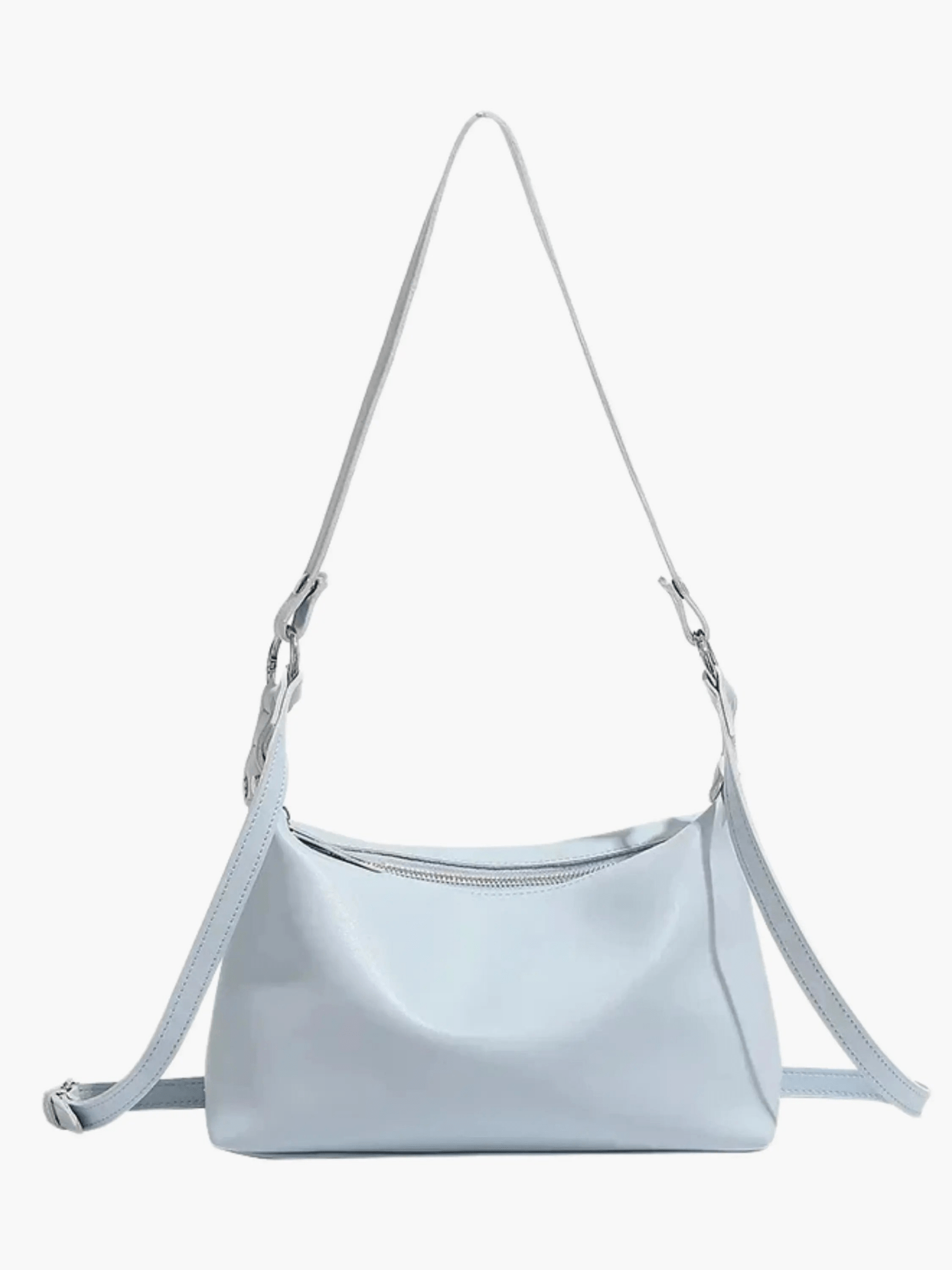 Blair Minimalist Shoulder Bag – Ice Blue