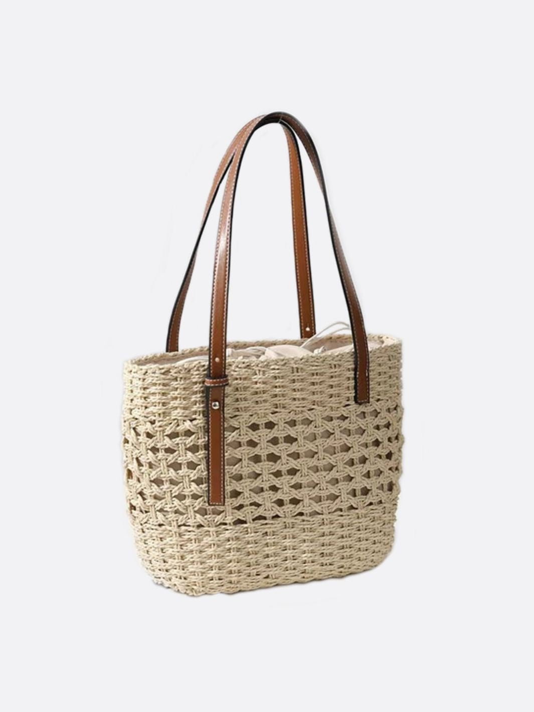 Solea Woven Straw Tote Bag