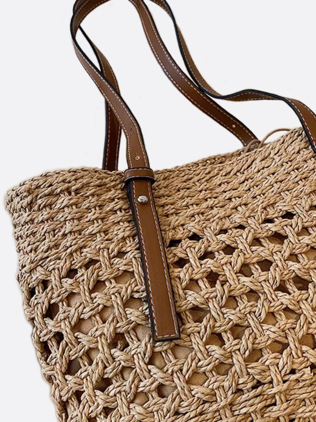 Solea Woven Straw Tote Bag