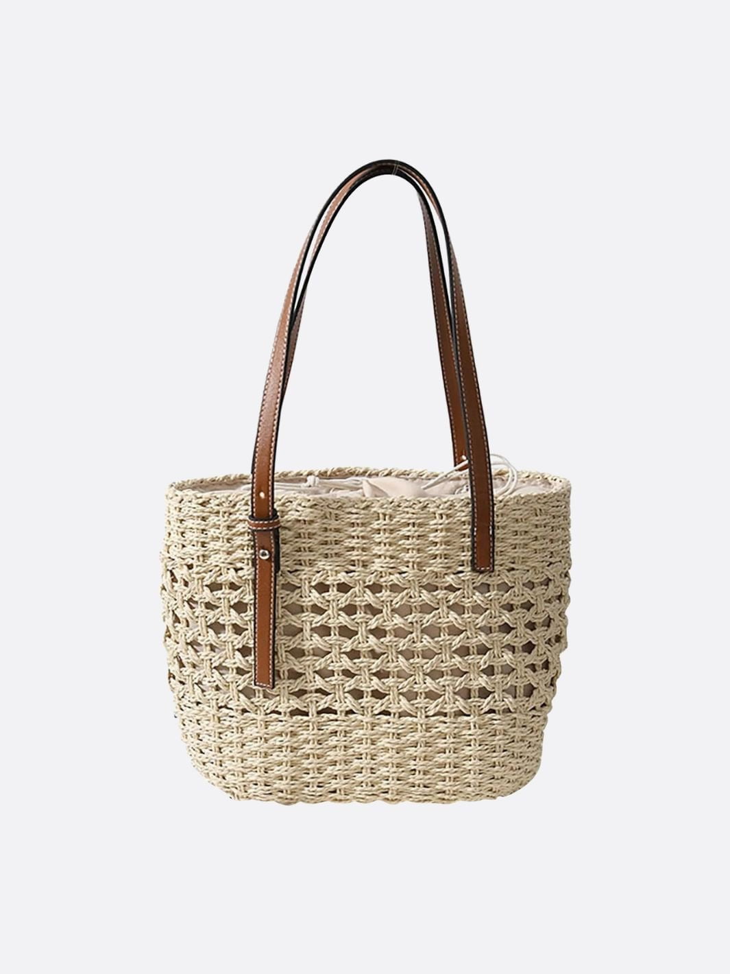 Solea Woven Straw Tote Bag