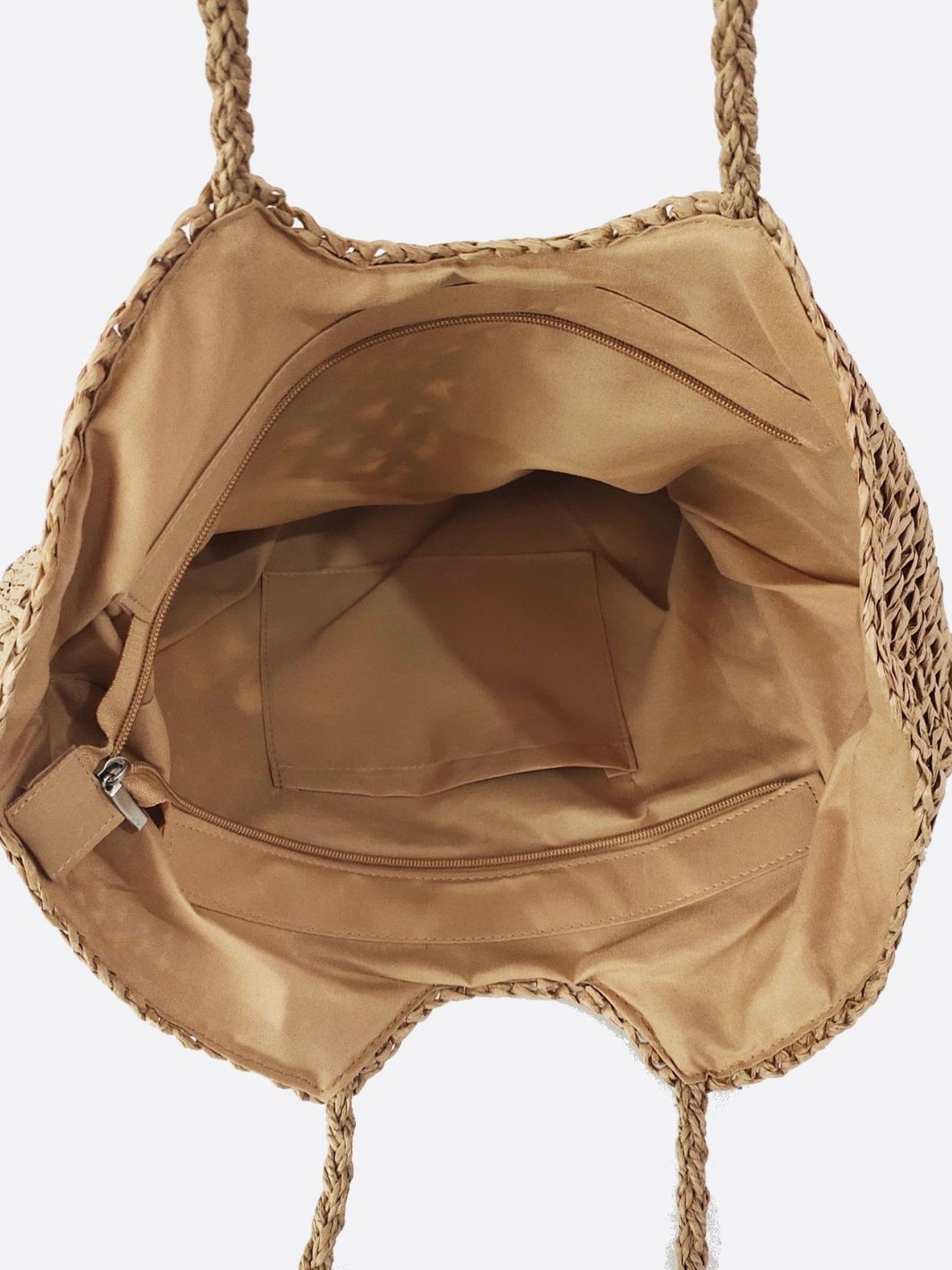 Isla Braided Straw Tote