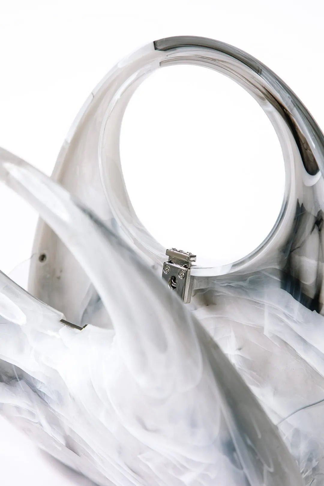 Celeste Sculptural Acrylic Clutch