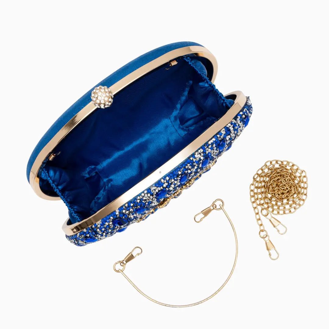 Azura Midnight Radiance Crystal Clutch