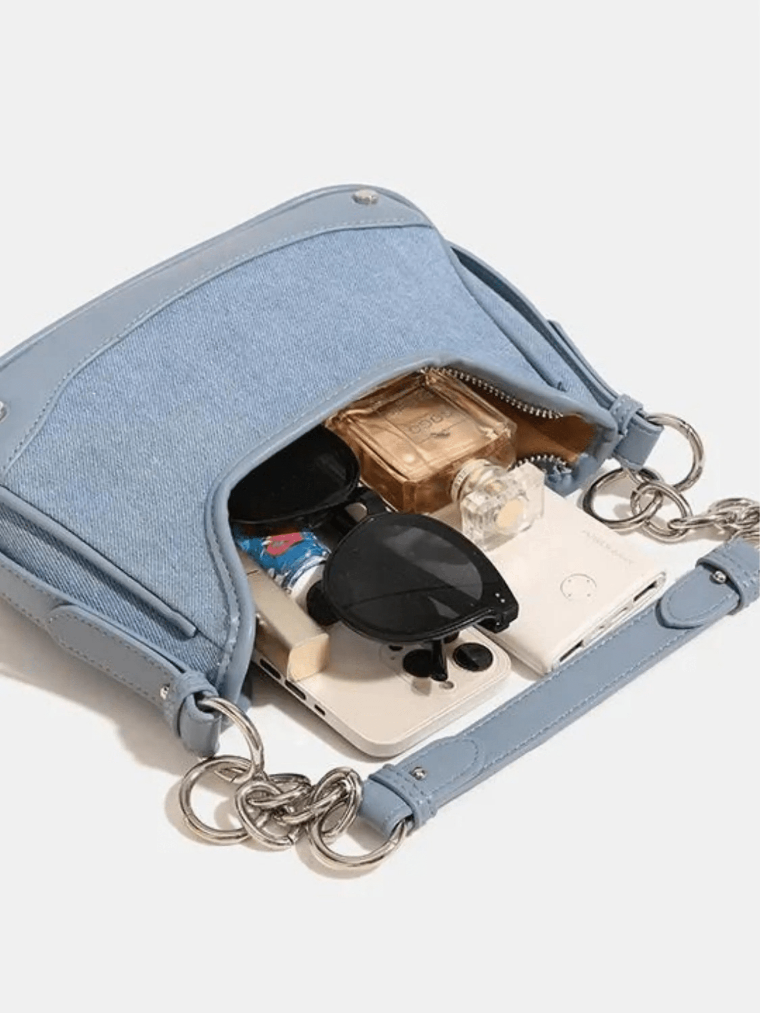 The Lyanna Denim Chain Bag