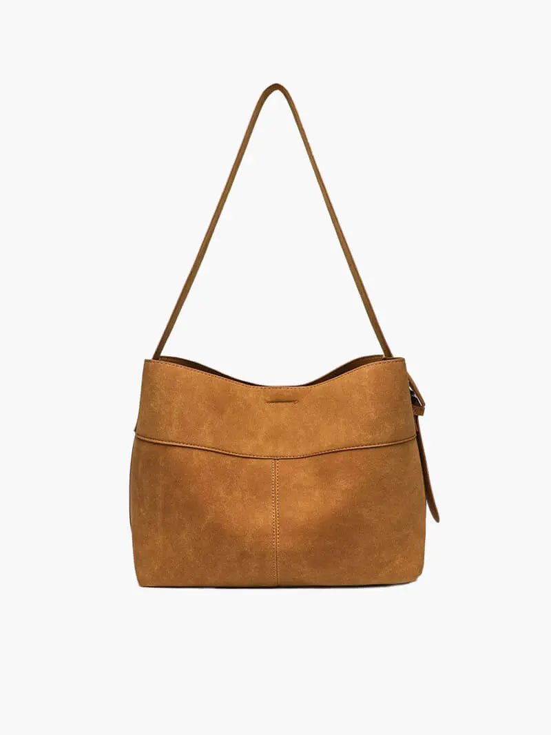 Emily – Suede Shoulder Bag with Soft Finish