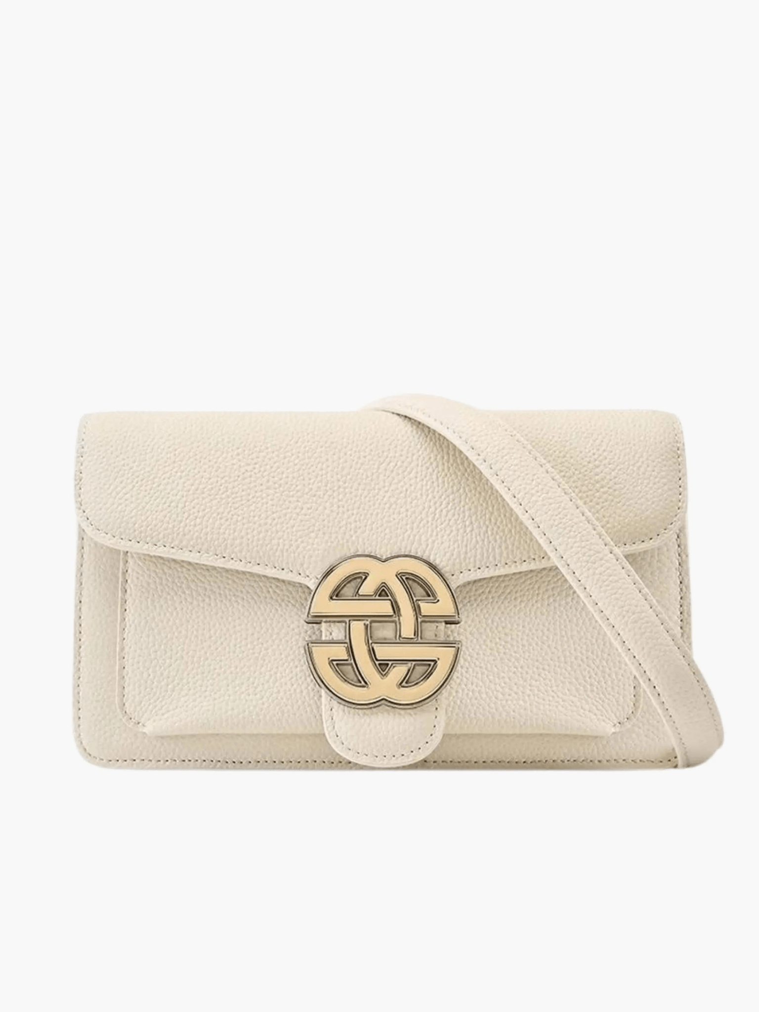 Emma Elegant Crossbody Bag – Nude Taupe