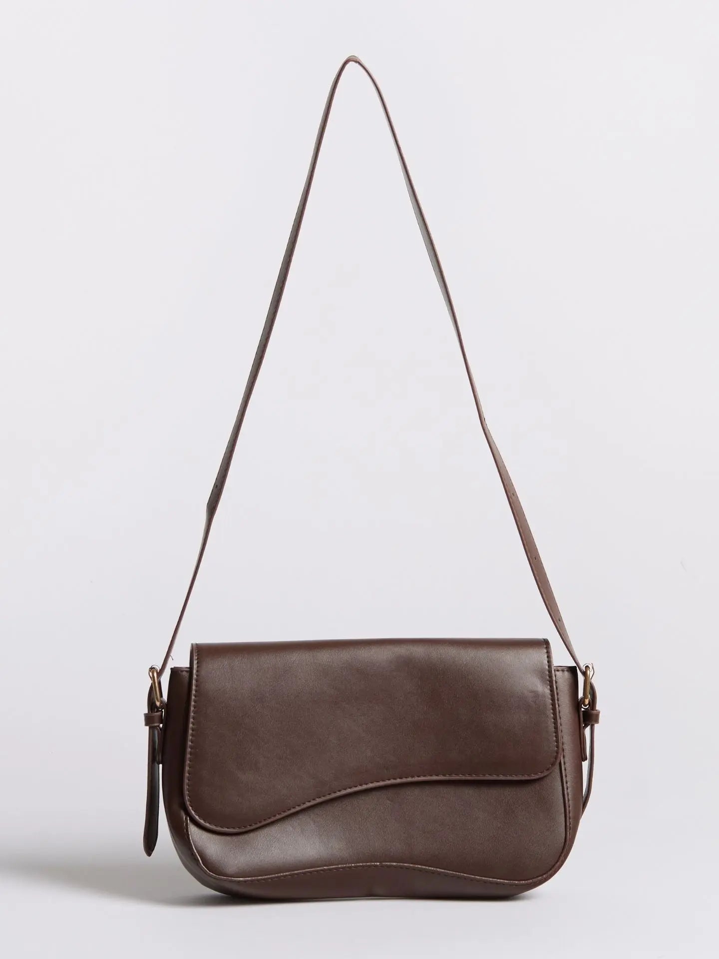 Celeste | Black Leather Shoulder Bag – Sleek & Modern
