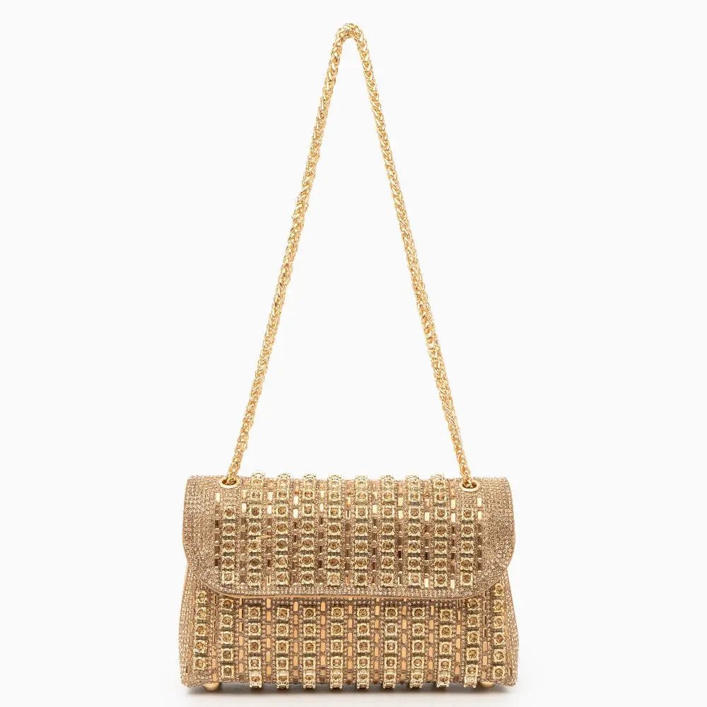 The Elara Crystal Clutch