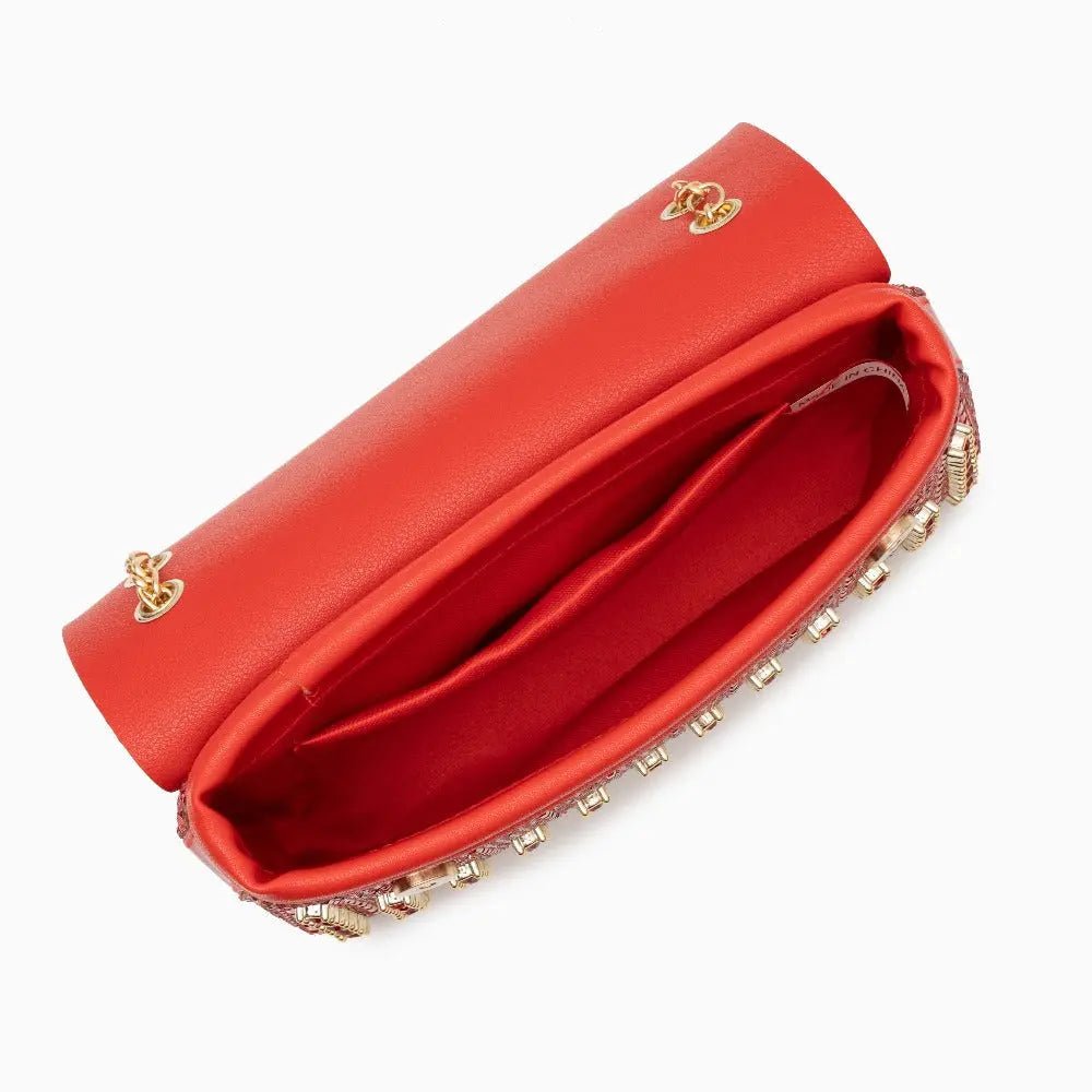 The Elara Crystal Clutch