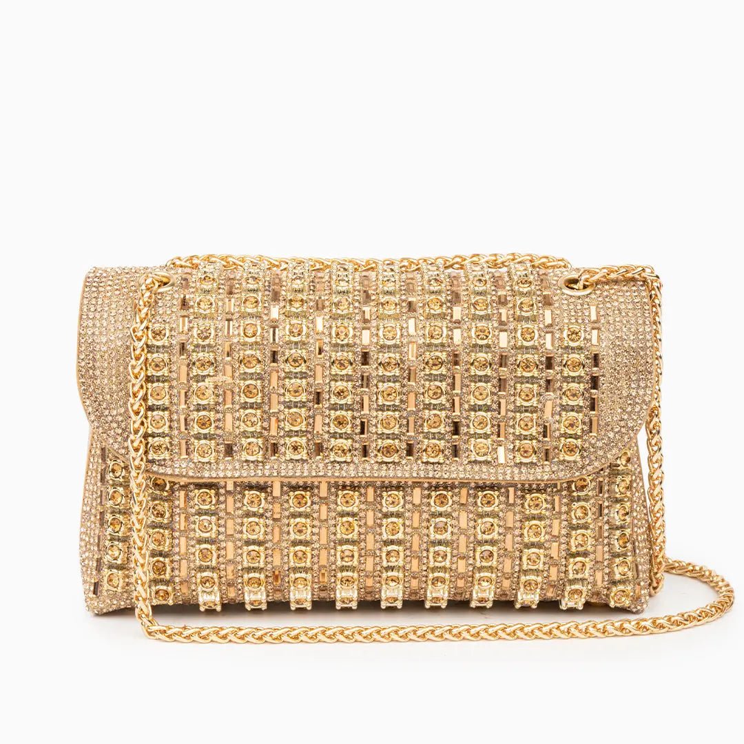 The Elara Crystal Clutch