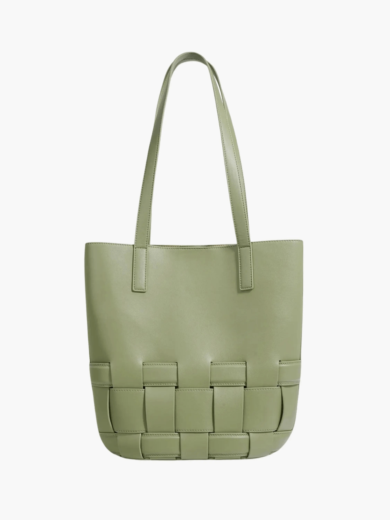 Isabella – Elegant Ivory Woven Tote Bag