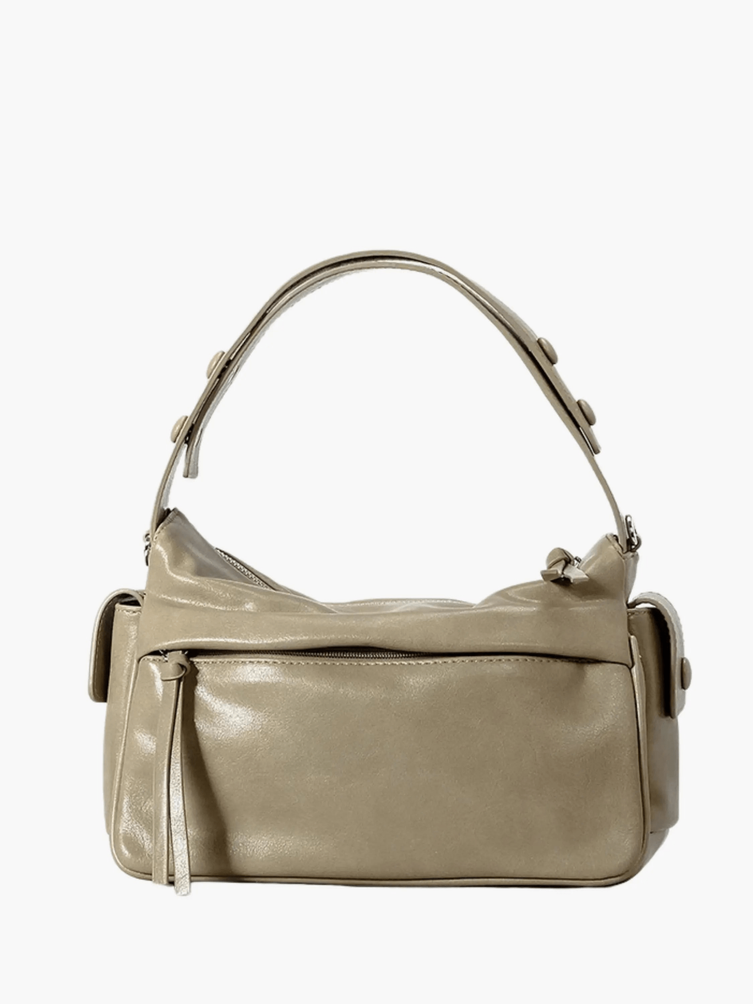 Classic Green Shoulder Bag – Everyday Elegance with Spacious Design