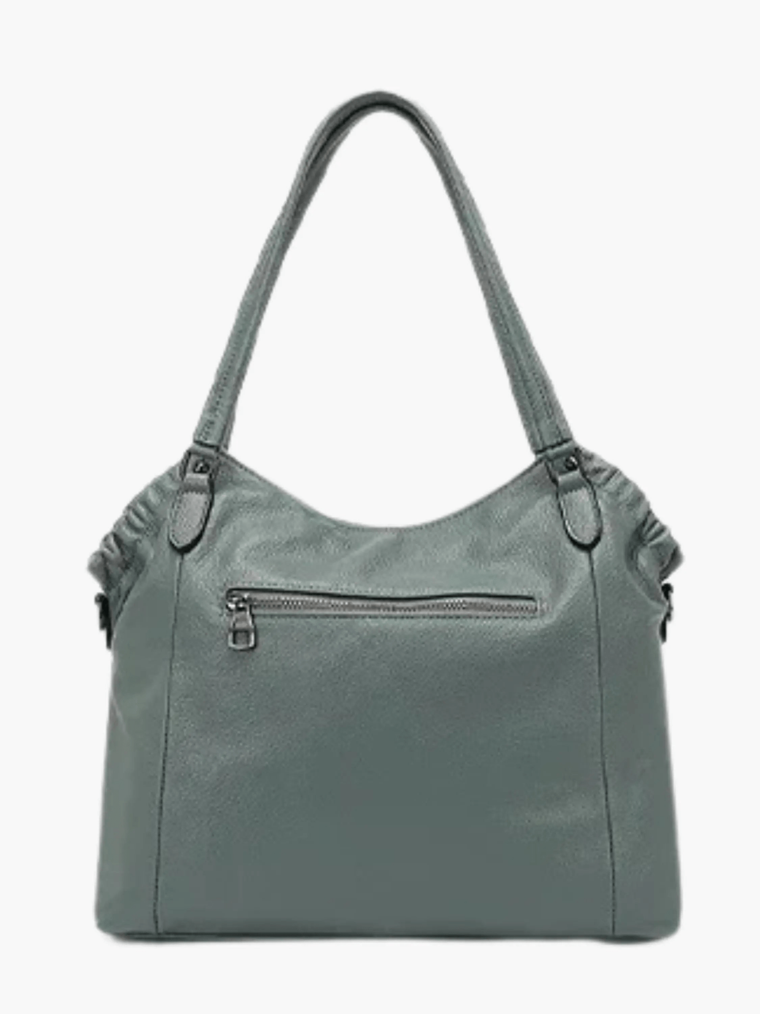 Celeste Shoulder Tote – Dusty Teal