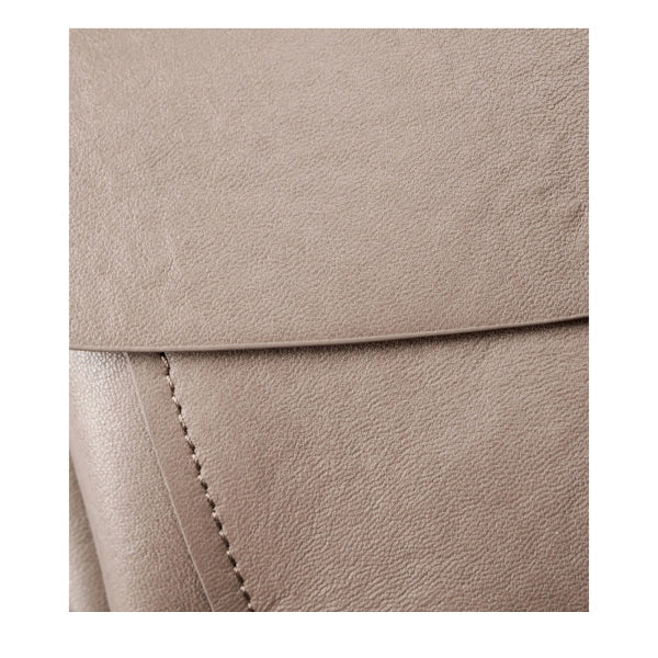 Minimalist Leather Flap Shoulder Bag