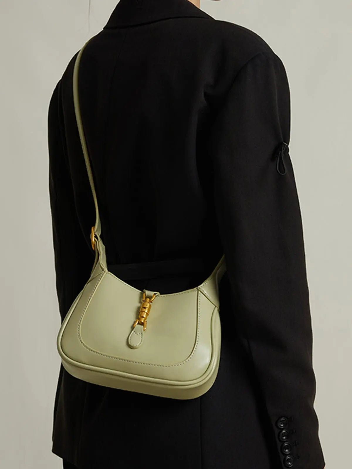 Lily – Elegant Mini Shoulder Bag with Buckle Detail