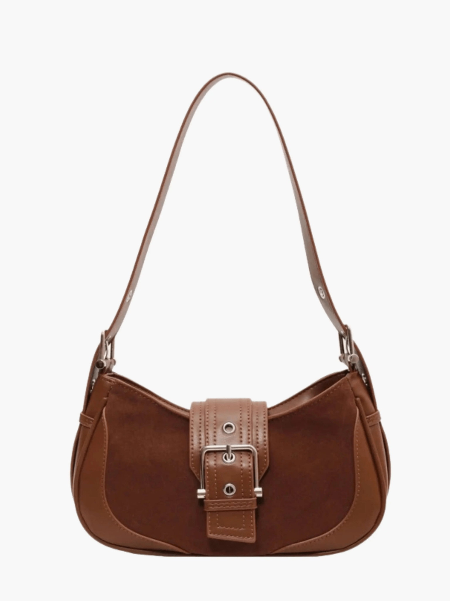 Lucia Buckle Detail Shoulder Bag
