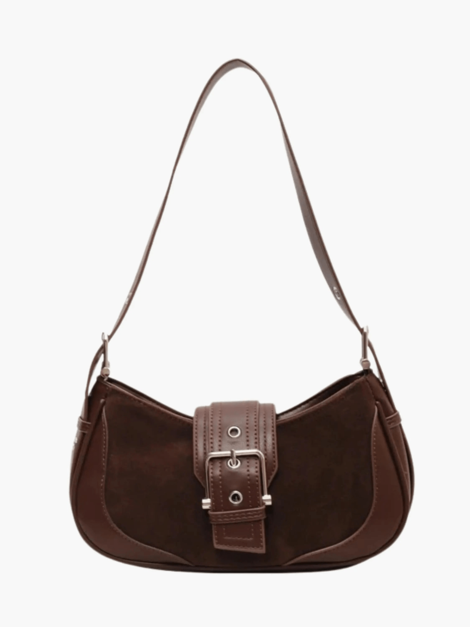 Lucia Buckle Detail Shoulder Bag